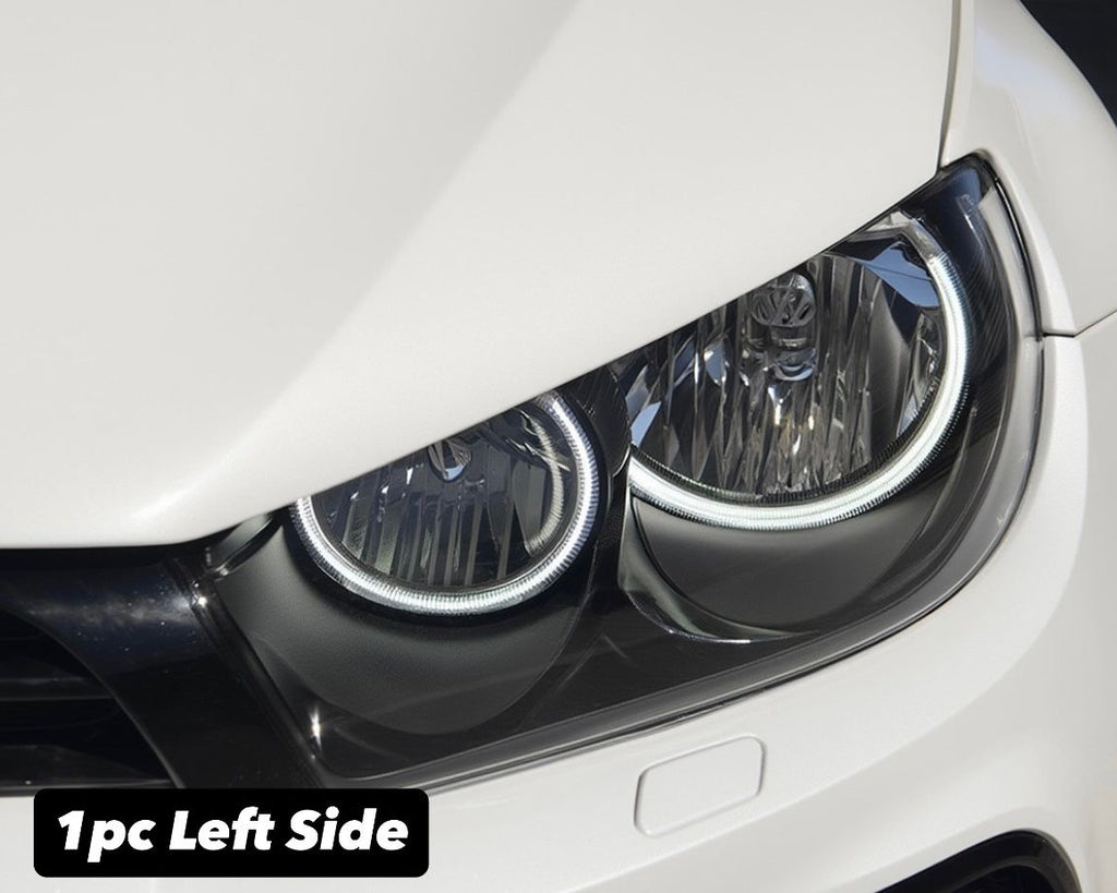Close-up of a car headlight on the left side with '1pc Left Side' text.