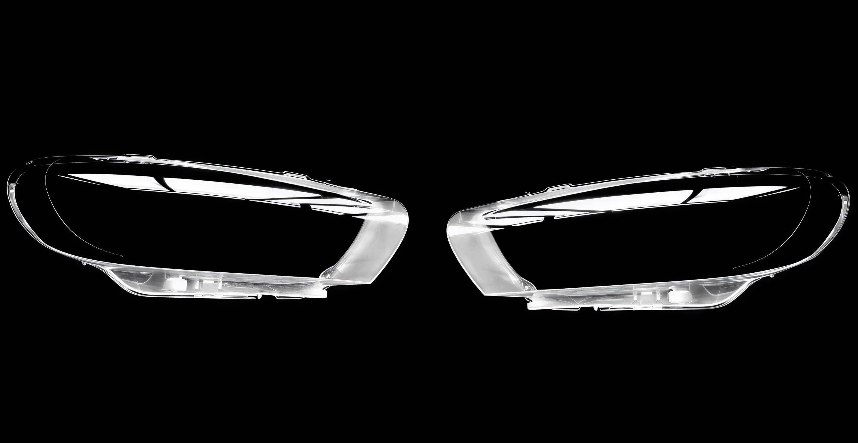 VW Scirocco 2008–2014 Headlight Lens Covers (Prefacelift) – OEM Fit Replacement
